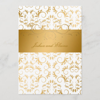 Invitation 311-Golden devinent le plaisir blanc de |