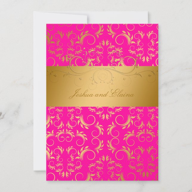 Invitation 311-Golden diVine| Rose de Passion (Devant)