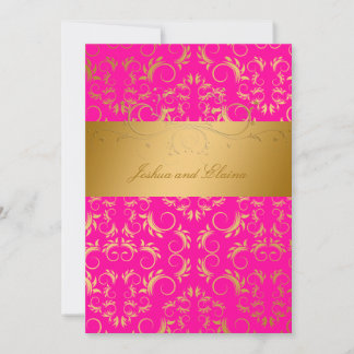 Invitation 311-Golden diVine| Rose de Passion
