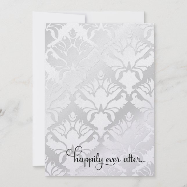 Invitation 311 heureusement pour toujours Fêtes de la mariée (Devant)