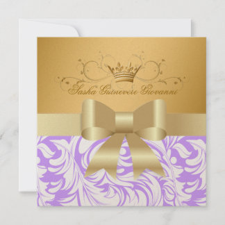 Invitation 311-Lavishly Golden| Baby Boy/Girl Show