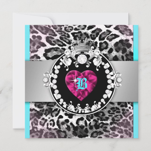 Invitation 311-Leopard-Tique Reine des Coeurs 21 (Devant)