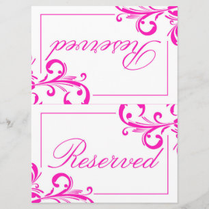 Invitation 311 Panneaux Réservés Tourbillons Chic 2