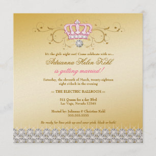 Invitation 311-Reine pour une journée Or