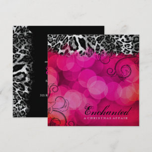 Invitation 311 Rêves dans le papier métallurgique