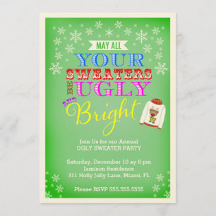 Invitation 311 Ugly Sweater Party