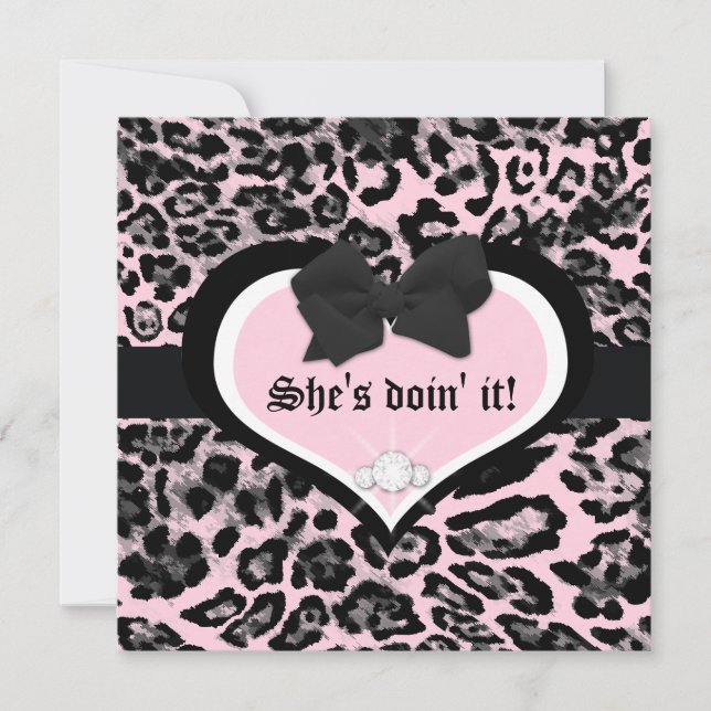 Invitation 311 Wild at Heart Berry Flirt (Devant)