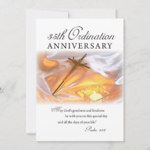 Invitation 35e anniversaire d'ordination, Croix, C