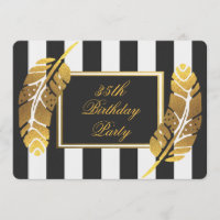 35e Anniversaire Plumes d'or Blancs noirs