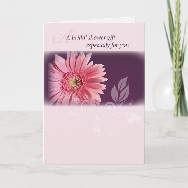 Invitation 3981 Cadeau de Réception de Mariage Fleur Rose Dai (Devant)