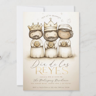 Invitation 3 Kings Day Mexican Día De Los Reyes Party