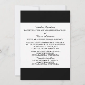 Invitation 3 Modèle d'invitation de mariage
