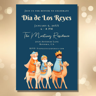 Invitation 3 Rois Jour Dîner Mexicain Día De Los Reyes