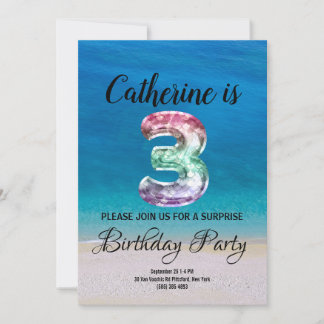 Invitation 3e anniversaire