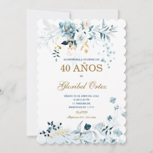 Invitation 40 ans femme Invitation