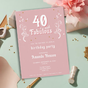 Invitation 40 et Fabulous Foliage rose 40e anniversaire