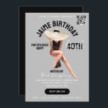 Invitation 40th Birthday Bash Event Club Style Flyers<br><div class="desc">Anniversaire de fête Bash Flyers pour l'événement,  bar,  club,  événements d'entreprise.</div>