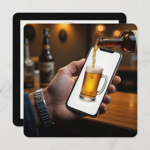 Invitation 45e fête d'anniversaire Beer Mug