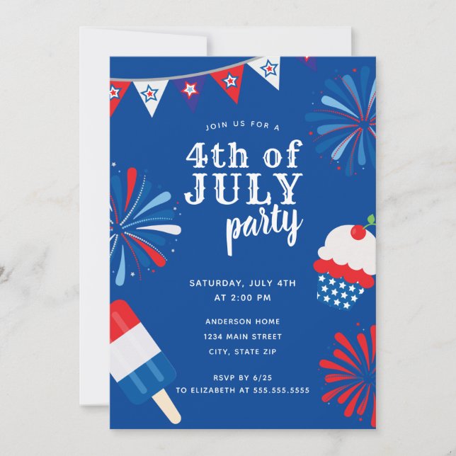 Invitation 4 juillet (Devant)