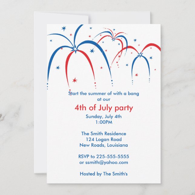 Invitation 4 juillet (Devant)