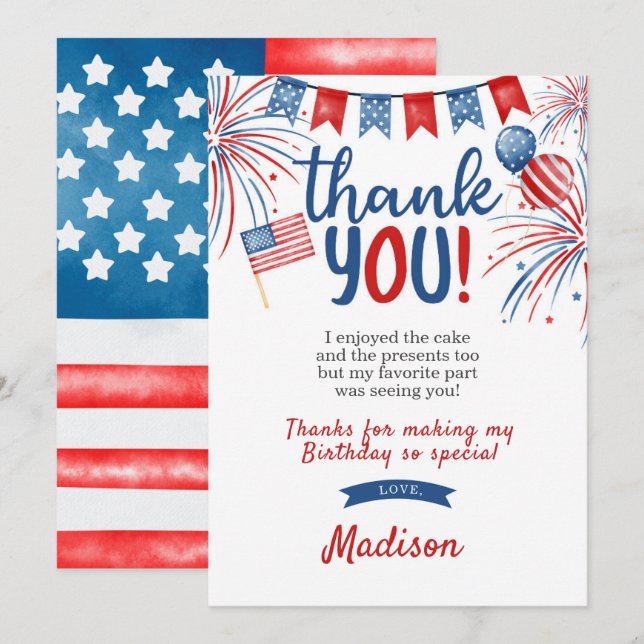 Invitation 4 juillet (Devant / Derrière)