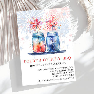 Invitation 4 juillet, 4 juillet Circulaire