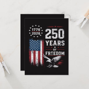 Invitation 4 juillet Amérique Drapeau américain Patriotique