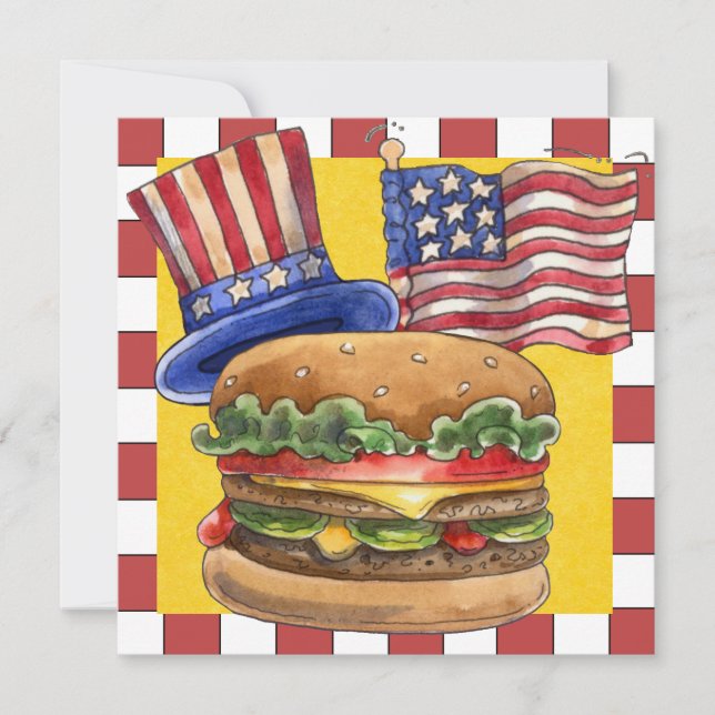 Invitation 4 juillet barbecue Cuisinez ! SRF (Devant)