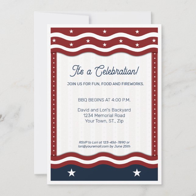 Invitation 4 juillet BBQ (Devant)