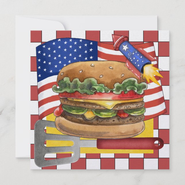 Invitation 4 juillet - BBQ Cuisinez dehors ! SRF (Devant)