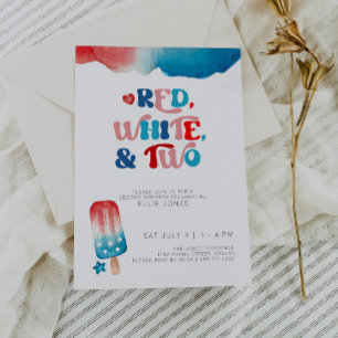 Invitation 4 juillet deuxième anniversaire