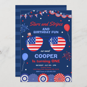 Invitation 4 juillet Étoiles Et Grèves Premier Anniversaire