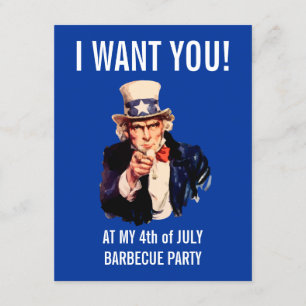 Invitation 4 juillet fête de l'indépendance