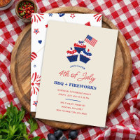 4 juillet Fête du barbecue et du feu d'artifice