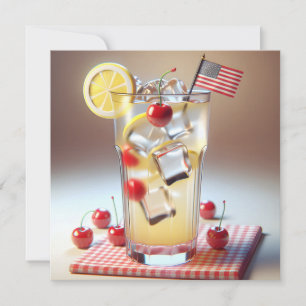 Invitation 4 juillet Lemonade