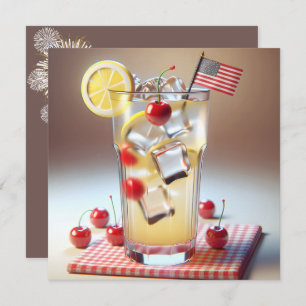 Invitation 4 juillet Lemonade