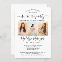 4 Photo Drive-By Surprise Anniversaire Parade