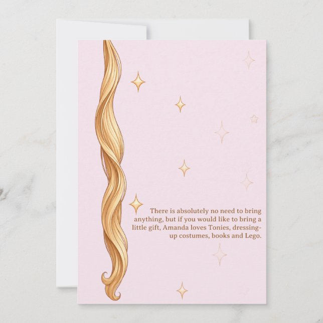 Invitation 4 - Princesse pour toujours (Dos)