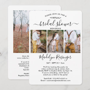 Invitation 4 Scénario photo virtuel pour une fête de mariage