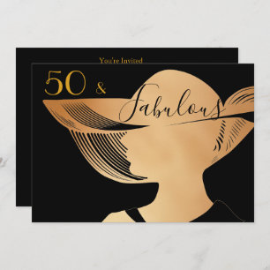Invitation 50 et conception   élégante fabuleuse d'art déco