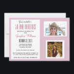 Invitation 50 et Fabulous Party Photos<br><div class="desc">Jovely fun 50 and Fab I 50th Birthday Party Invitation — Cette carte envoie un message si heureux pour une invitation photo de 50th anniversaire que vous pouvez personnaliser et envoyer pour votre fête du cinquantième anniversaire. Les mots "50 and Fabulous" se démarquent — remplacez facilement les photos et d'autres...</div>