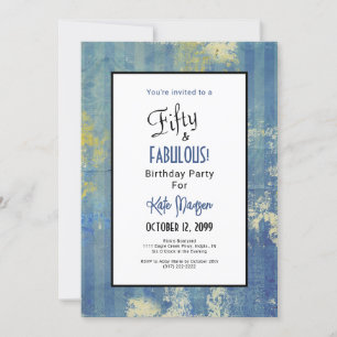 Invitation 50 & FABULOUS Anniversaire Blues Photo