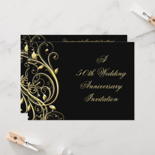 Invitation 50e anniversaire de la floraison de l'or noir