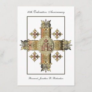 Invitation 50e anniversaire de l'ordre des prêtres