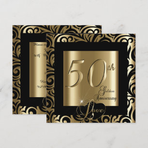 Invitation 50e anniversaire de mariage