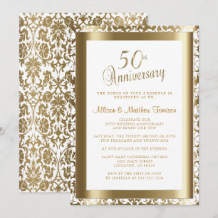 Invitation 50e Anniversaire de Mariage 💑 2   Texte DIY