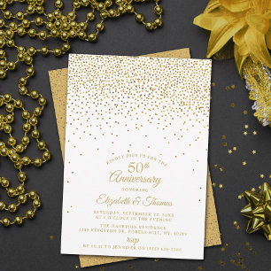 Invitation 50e anniversaire de Mariage d'or