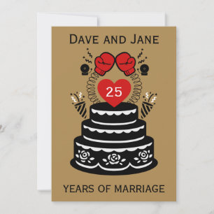 Invitation 50e anniversaire de mariage fête d'anniversaire