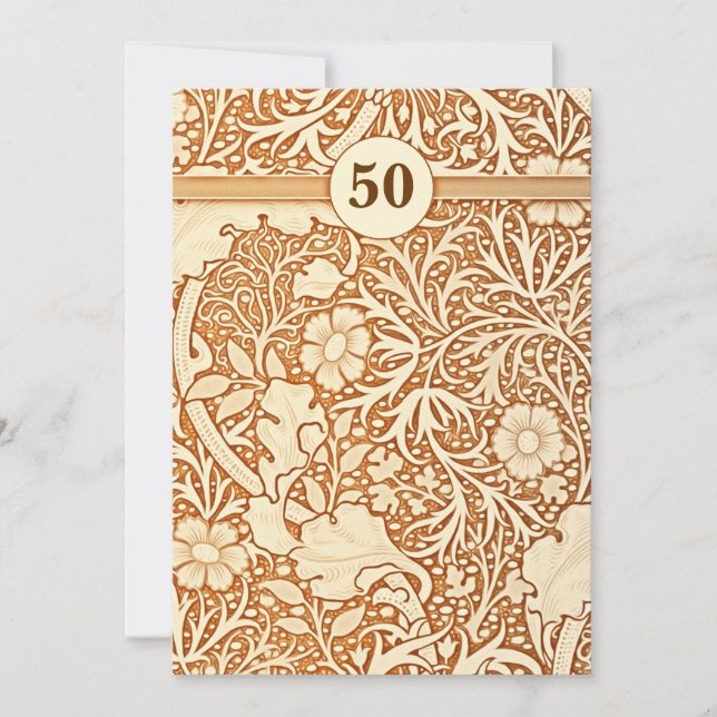 Invitation 50e anniversaire de mariage i (Devant)