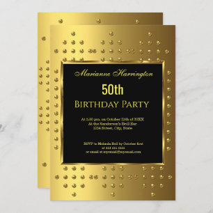 Invitation 50e anniversaire d'or